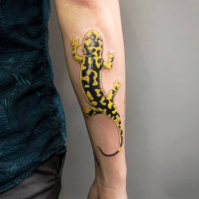 саламандра тату