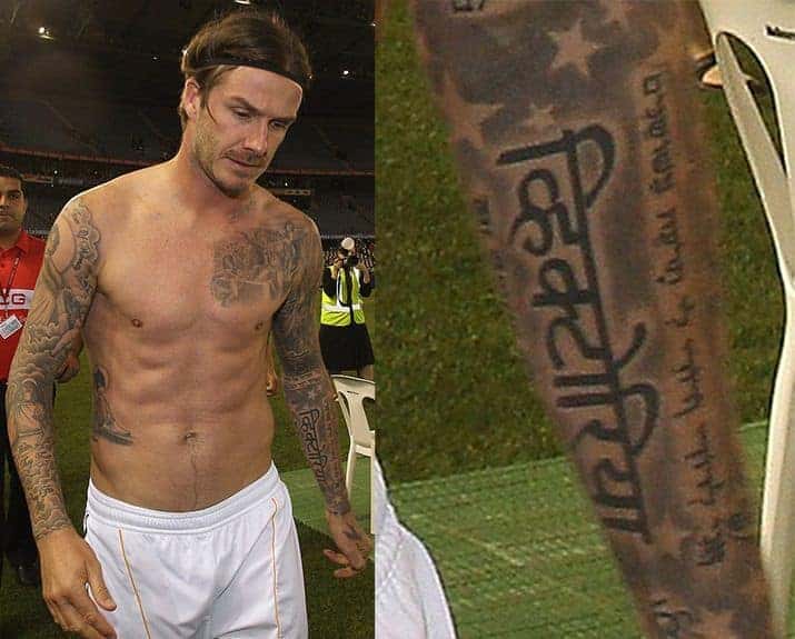 тату бэкхема имя Виктории