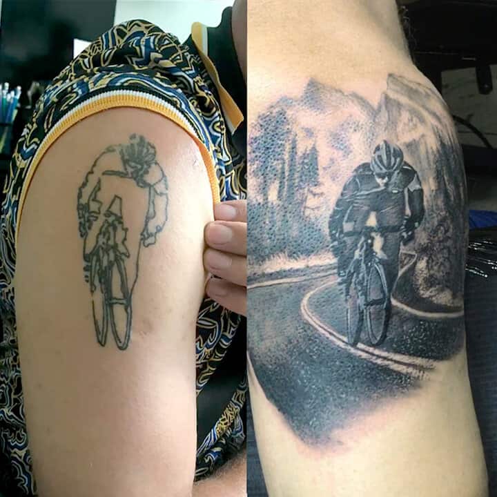 Реставрація та перекриття тату в Києві.