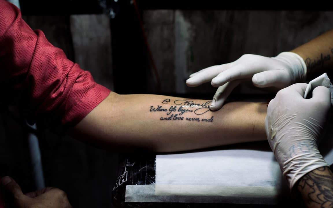 ухаживание за тату