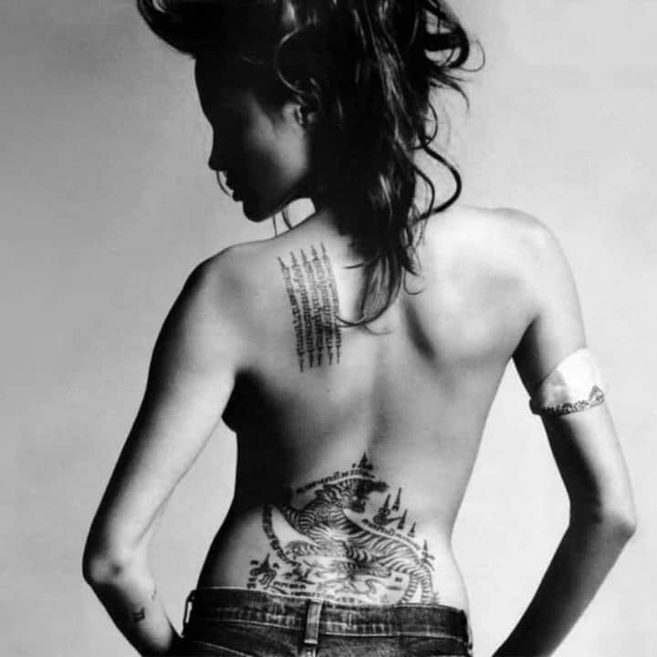 Тату Джоли тигр