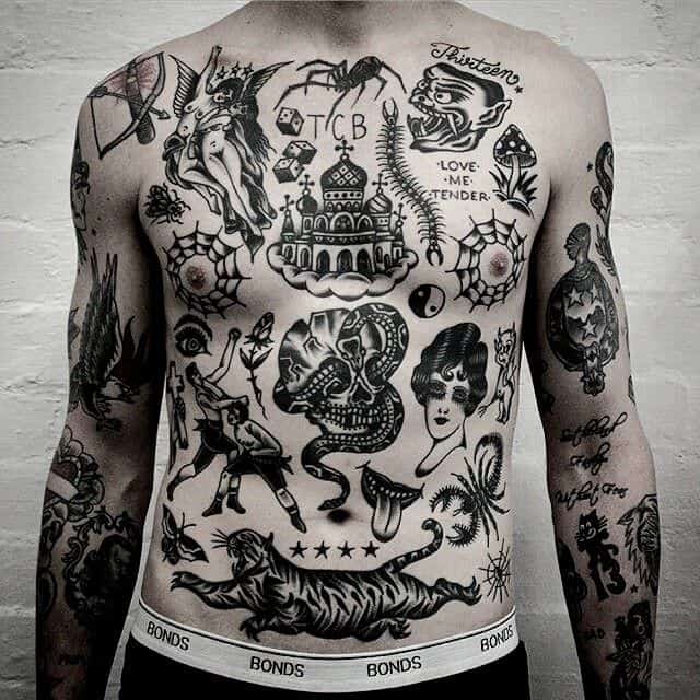 олд скул татуювання