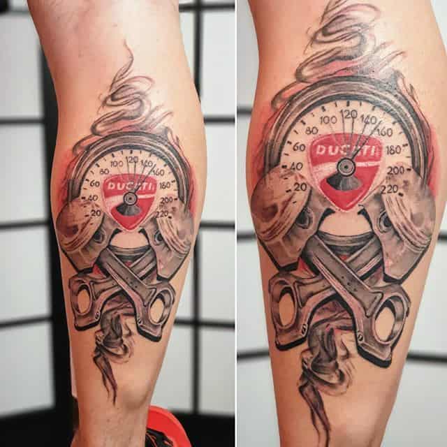 Байкерские тату скорость