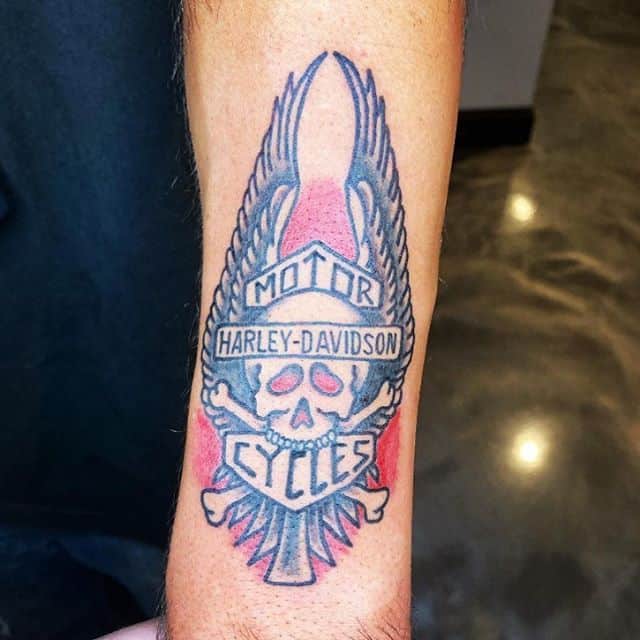 Тату байкеров орел