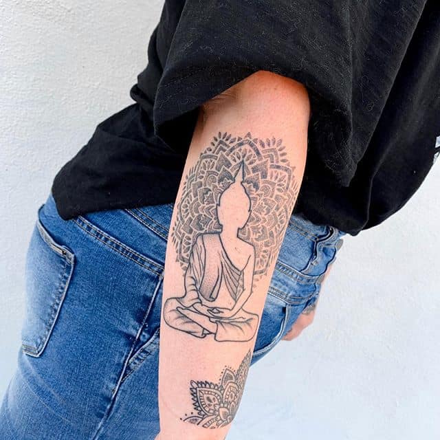 Буддийские тату Будда