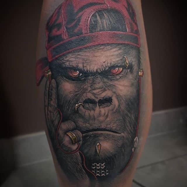 Тату горилла
