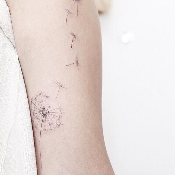 одуванчик тату мини