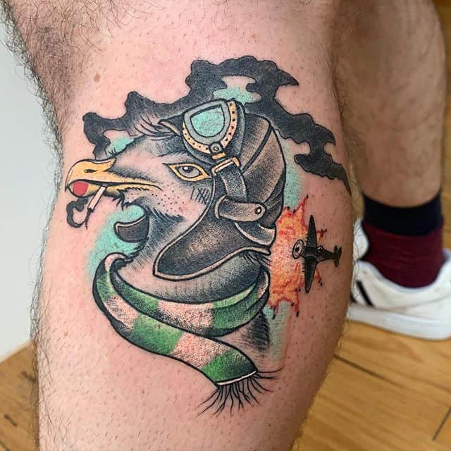 Чайка татуировка