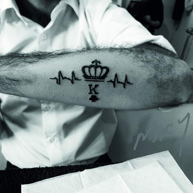 тату пульс мужчине