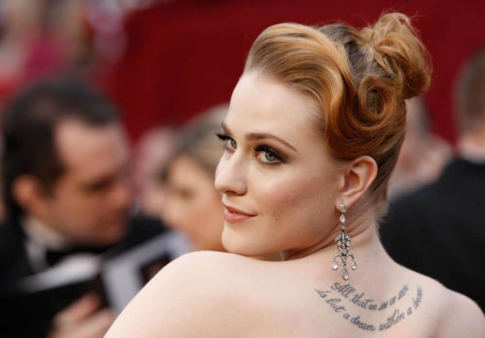 тату Рэйчел Вуд