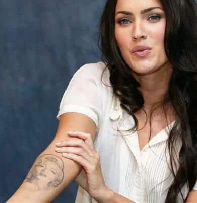 тату Меган фокс