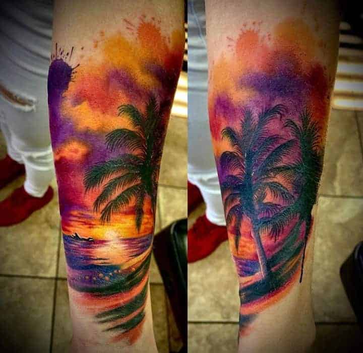 Акварель тату