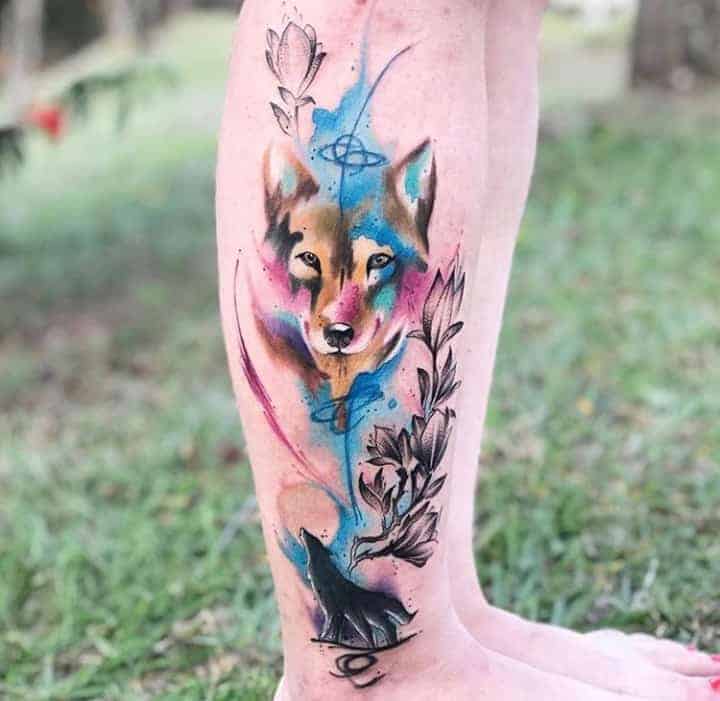 Акварель тату