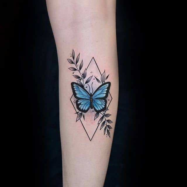 тату бабочка