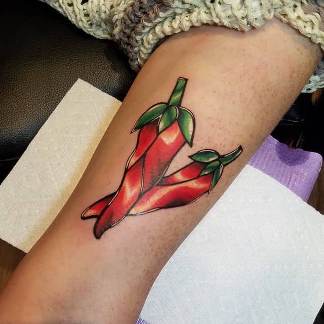 тату два перца чили