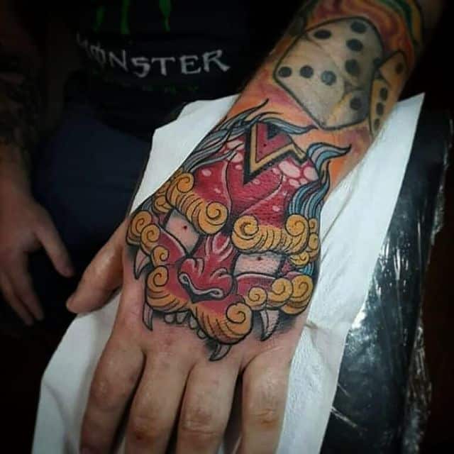 собака фу тату