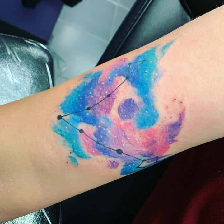 тату рыбы созвездие