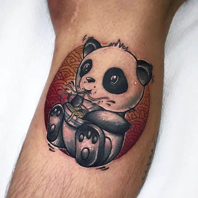 тату милая панда