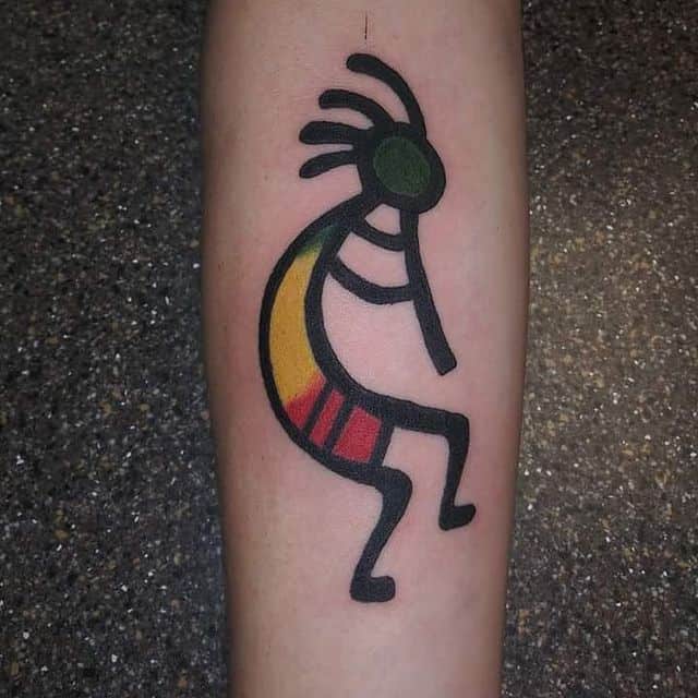 тату кокопелли предплеьте