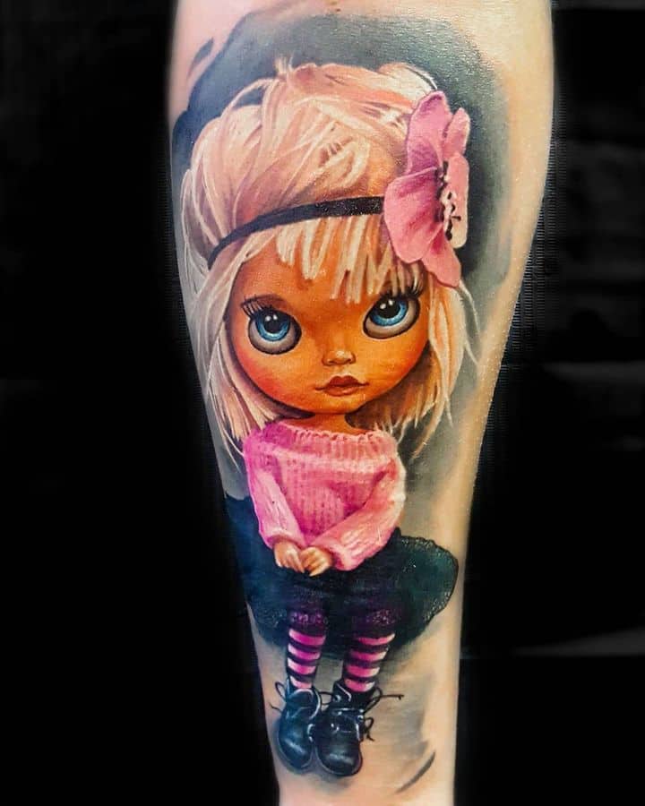 тату кукла детская