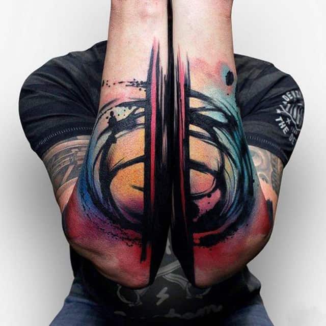 абстрактное тату