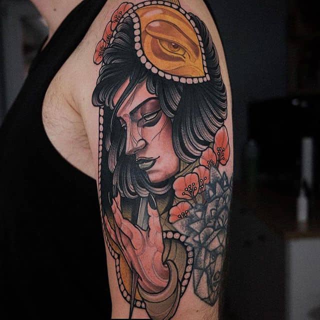 Тату неотрадишнл