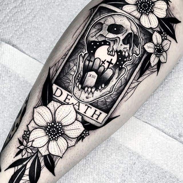 тату готика смерть