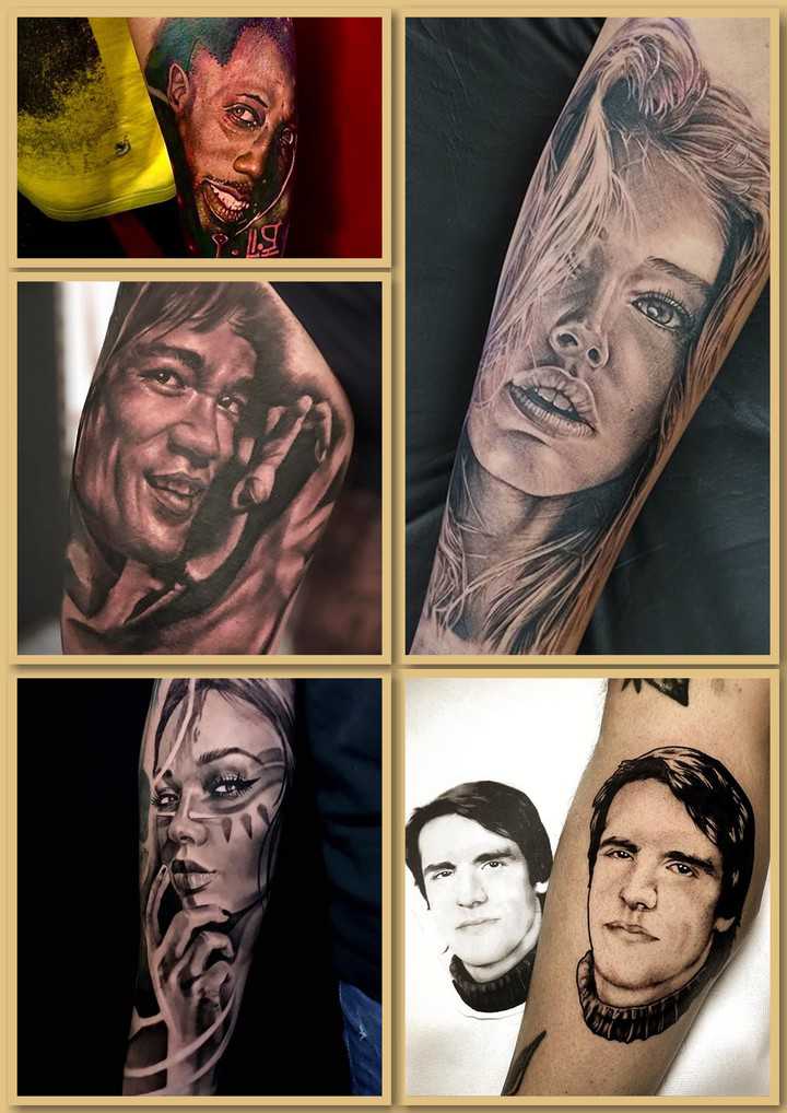 тату портрет