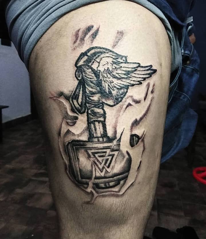 тату молот тора