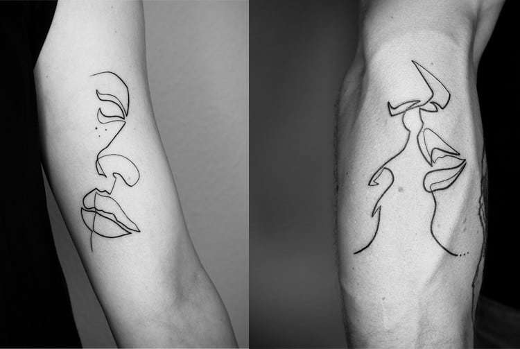 Татуювання в одну лінію