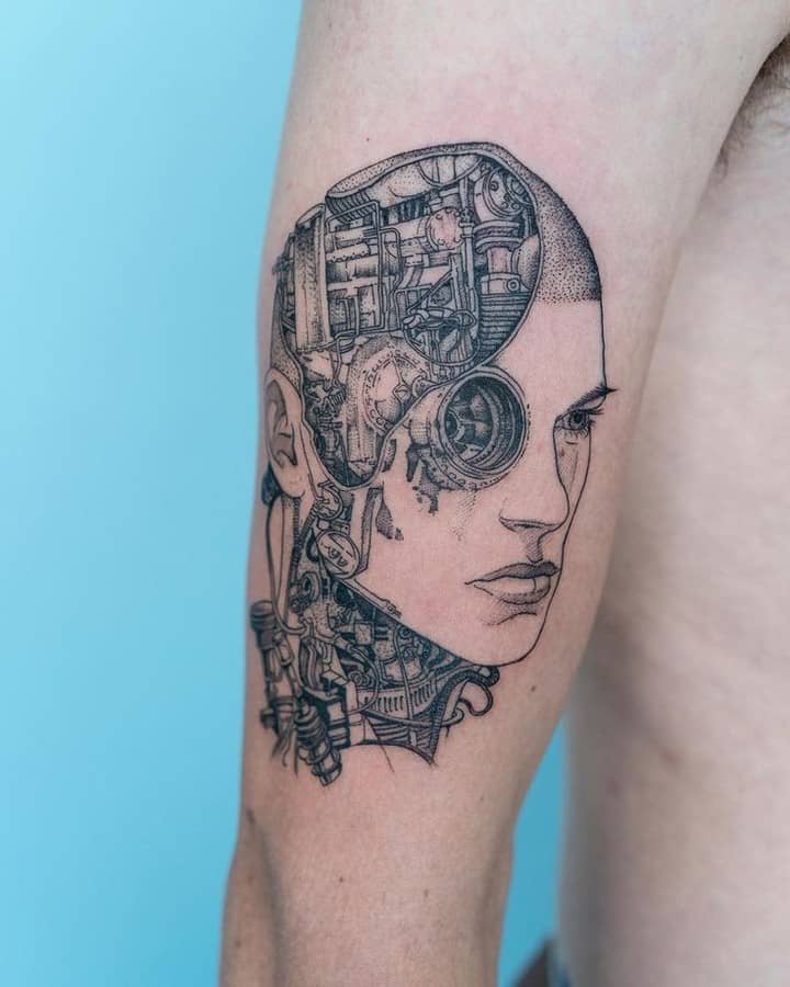 робот тату биомеханика