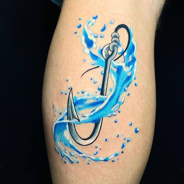 тату крючок