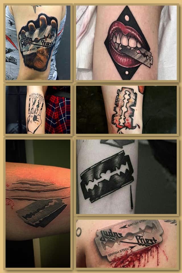 лезвие тату