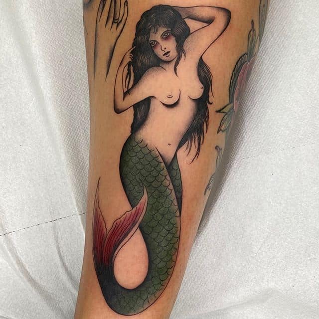Татуировка русалка