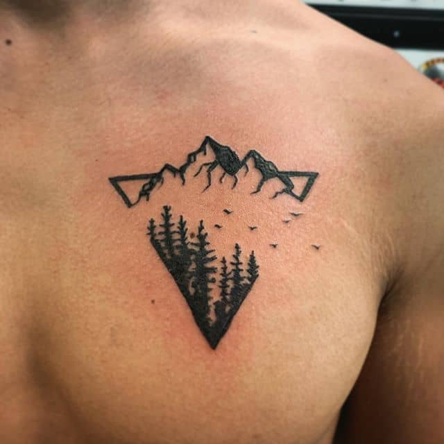 Тату минимализм