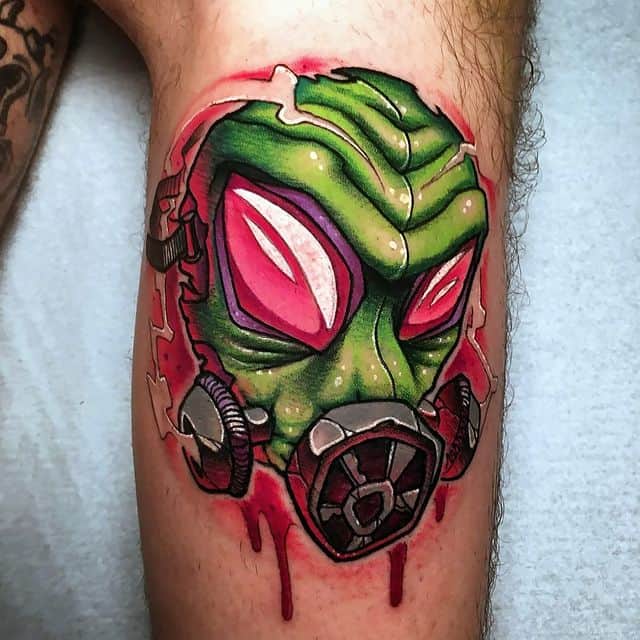 тату противогаз