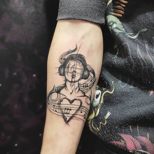 тату наушники