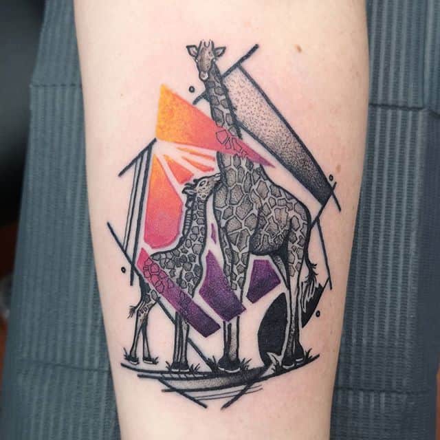 жирафы тату