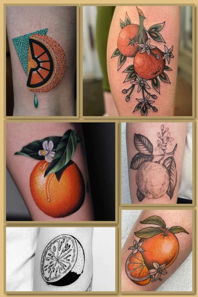 тату апельсин