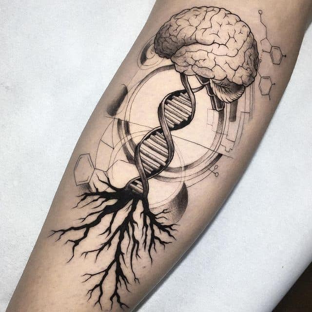 тату мозг