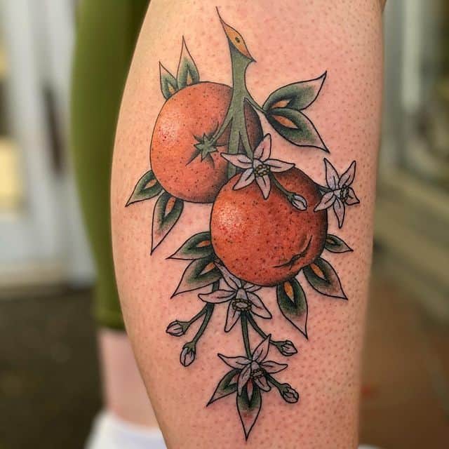 тату апельсин