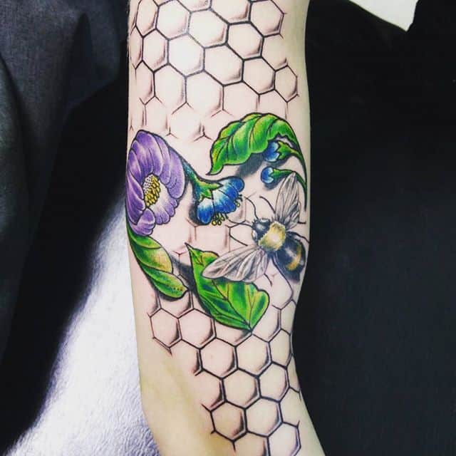 тату гексакон соты