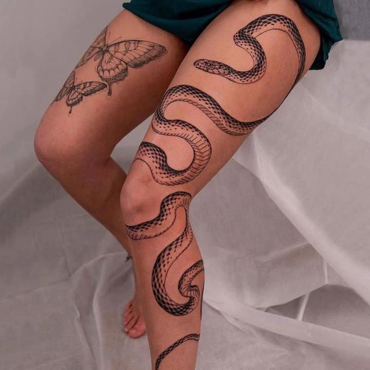 татуювання змія
