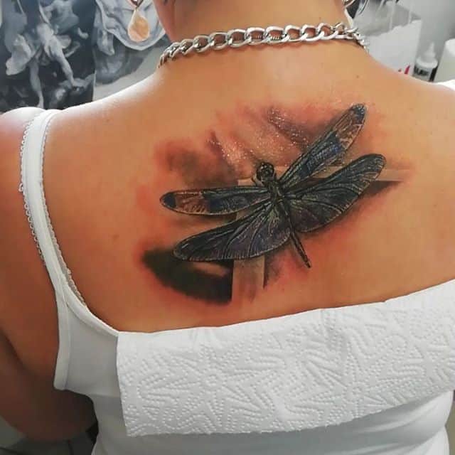 тату мотылек