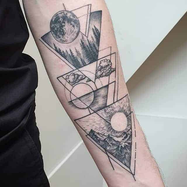 Треугольник тату стихии