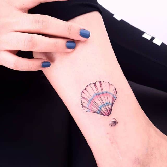 жемчуг тату цвет