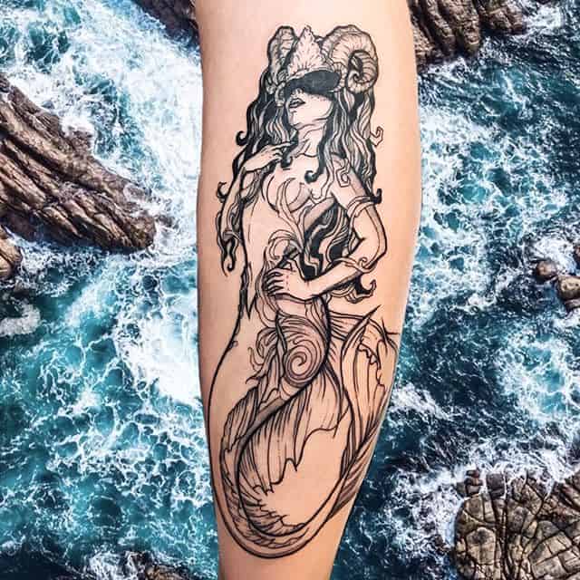 козерог зодиак тату