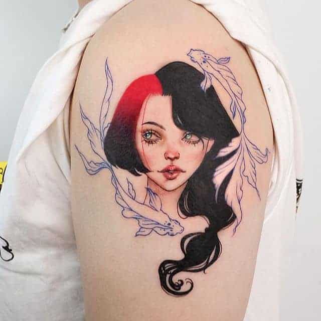 рыбы зодиак тату