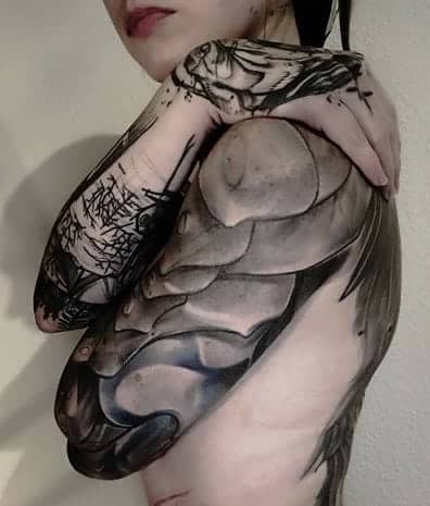 тату латы женские