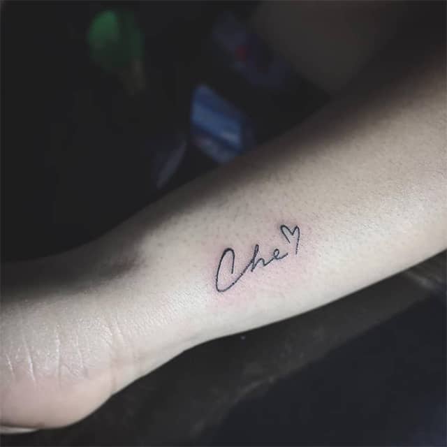 тату надпись